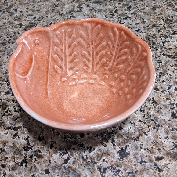Tag Other - Pink Turkey Bowl Dish Tag Brand Candy Soup Chowder Thanksgiving Decor